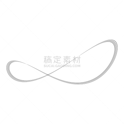多样,简单,细的,符号,概念,矢量,黑色,永远,设计元素,无限