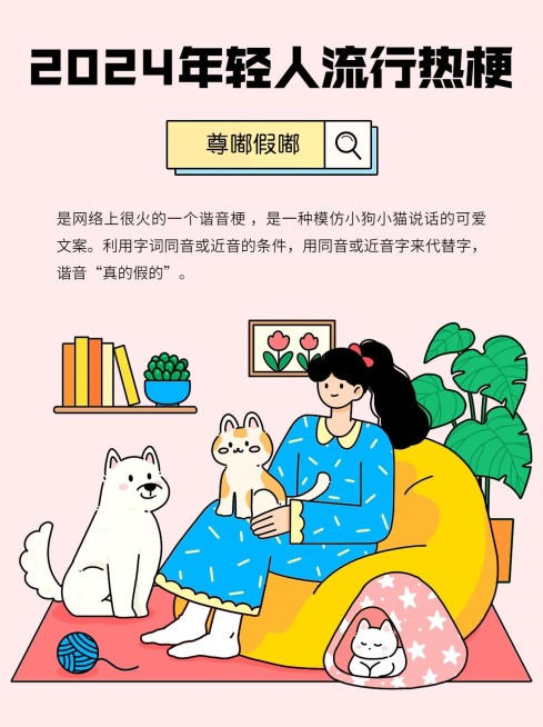 年终年度热词趣味热梗套系小红书配图预览效果