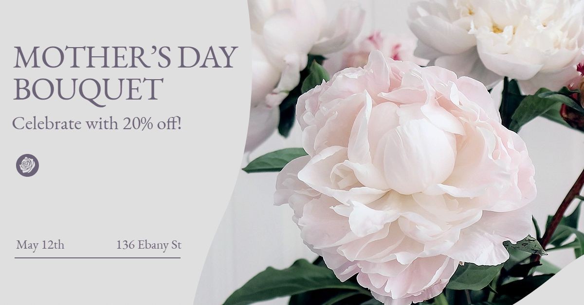 Simple Mother's Day Bouquet Promotion Ecommerce Story预览效果