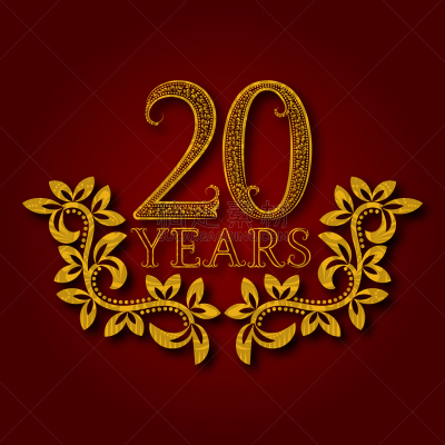 数字20,周年纪念,式样,生日,50年节,事件,婚礼,庆祝,装饰