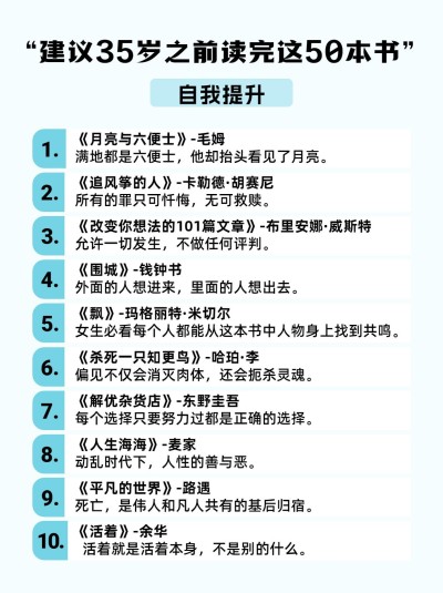 阅读自我提升建议小红书套装小红书配图
