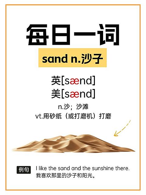 教育每日单词打卡小红书配图aigc