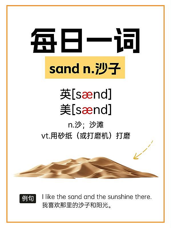 教育每日单词打卡小红书配图aigc