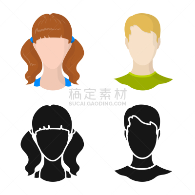 专业人员,品牌名称,分离着色,假发,男人,肖像,图像,女人,摄影,收集