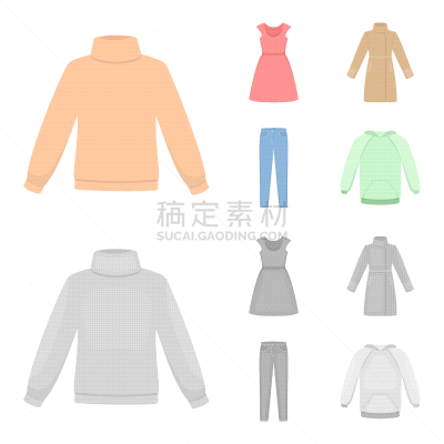 外套,裤子,拉格伦堡,衣服,短袖,分离着色,男人,图像,女人,收集
