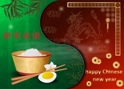 春节,式样,背景,卵,切片食物,稻,数字2,贺卡,传统,灯笼