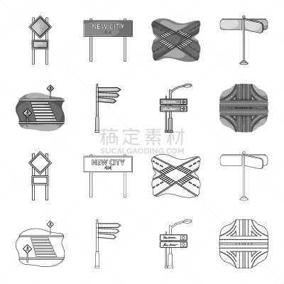 轮廓,蜘蛛网,标志,方向,计算机图标,分离着色,金属,交通,图像,收集