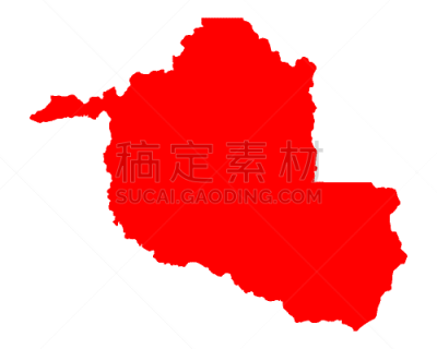 朗多尼亚洲,州,矢量,红色,巴西,联邦大楼,分离着色,图像,旅行