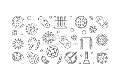 概念,直的,生物学,信息图表,微生物学,健康保健,人,图表,丑陋,生病