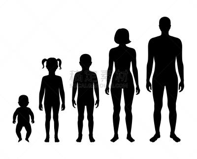 家庭,男人,女人,背景分离,女婴,肖像,一个人,小的,童年,剪贴画