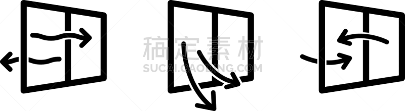 图标集,线条,热,背景分离,技术,空调,病毒,日冕形病毒,圆形,白色