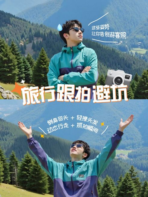 旅游攻略分享网管视频封面小红书封面预览效果