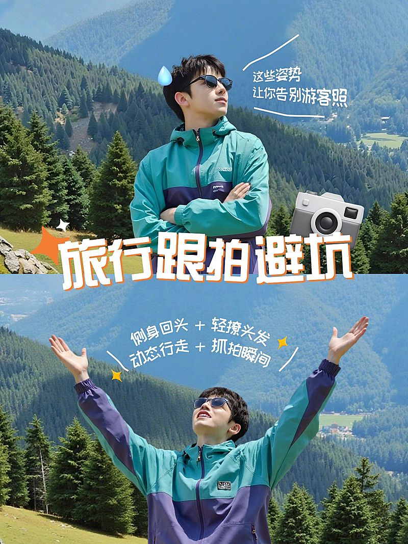 旅游攻略分享网管视频封面小红书封面