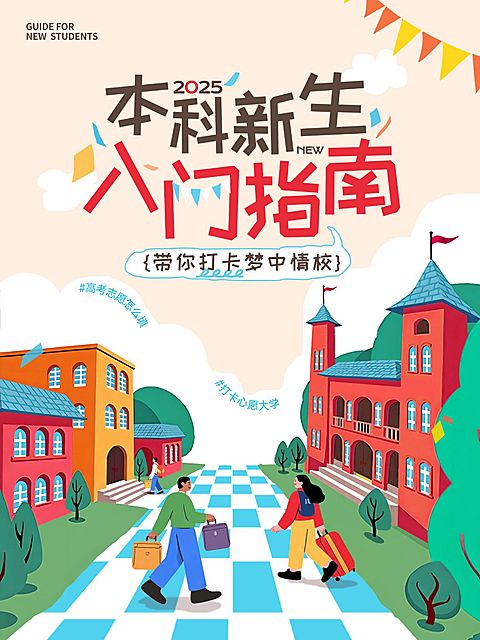 教育攻略指南小红书套装小红书封面aigc