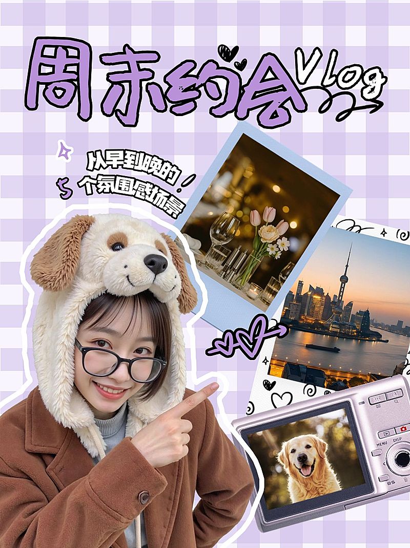 生活分享趣味网管视频封面小红书封面