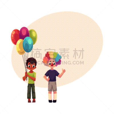 儿童,拿着,生日,衣服,气球,非洲人,学龄前儿童,人,男孩,白色