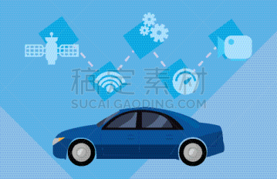 电车,安全的,汽车,技术,传感器,图像,物联网,失控车辆,自立