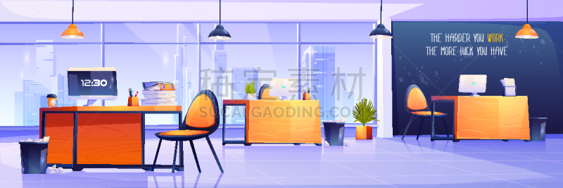 modern office interior business workplace