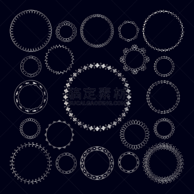 华丽的,几何形状,圆形,边框,银,华贵,金属质感,图像,布置,问候