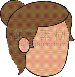 女人,人的头部,轮廓,商务,人,肖像,图像,头发,违约,着色