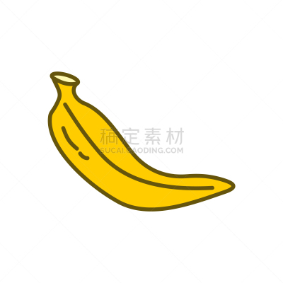 水果,香蕉,插画,模板,活力,清新,多样,食品,熟的,设计