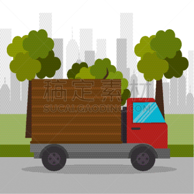 城镇,卡车,商务,汽车,交通,船,天空,递送,运输,装货