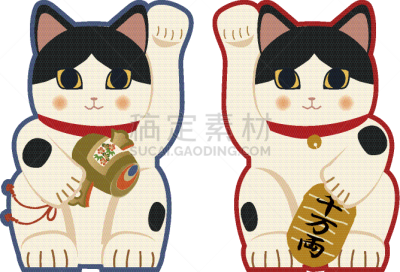 招财猫,传统,商务,华丽的,华贵,玩具,百万富翁,猫科动物,丰富,吉祥物