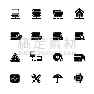 网络服务器,黑色,计算机图标,计算机网络,组图,蜘蛛网,中央处理器,光盘,商务,安全