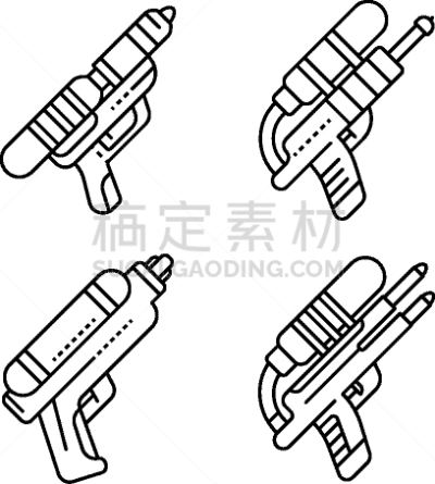 轮廓,高雅,符号,可爱的,湿,运动,玩具,直的,布置