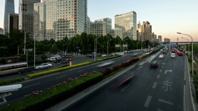  -延时摄影-夜间城市公路交通