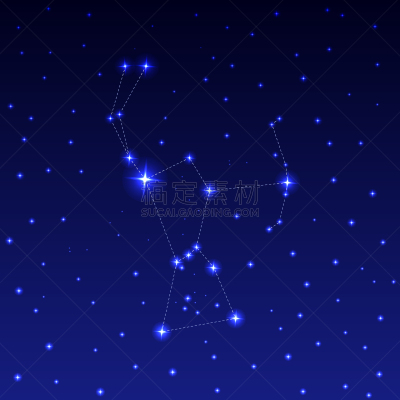 星座,猎户座大星云,夜晚,闪亮的,天文学,太空,图像,矢量,观看,无限