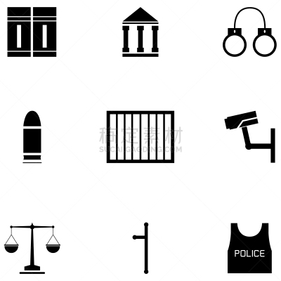 图标集,白色,书,陪审员,法官,文档