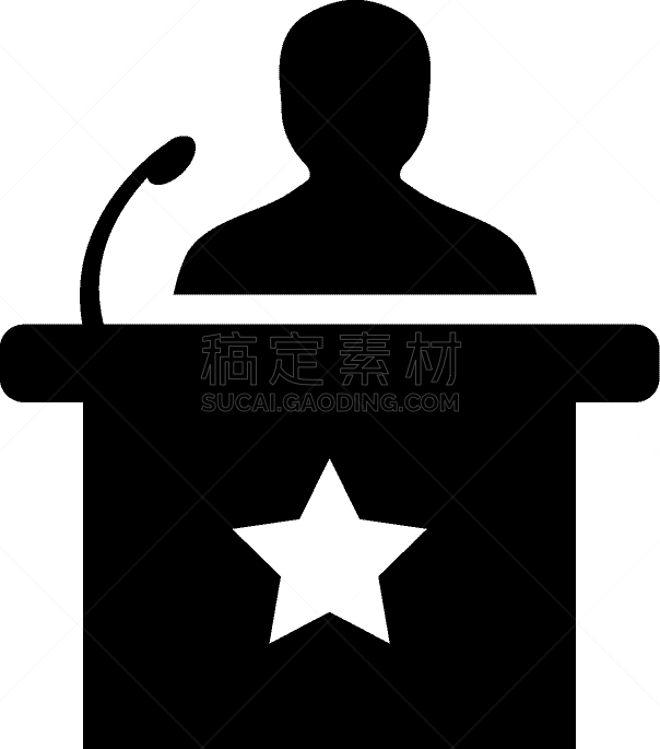 演说家,扁平化设计,计算机图标,分离着色,商务,人,发言人,男人,概念,演讲