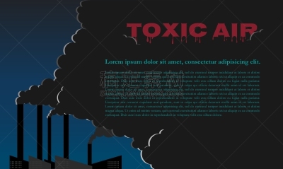 浓烟,小雕像,夜晚,商务,排气管,有毒物质,环境,图像