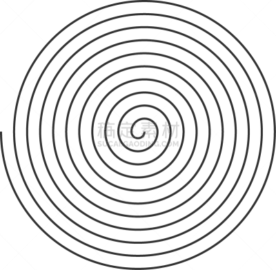 螺线,绘画插图,涡,漩涡形,白色背景,符号,图像,矢量,标志,剪影