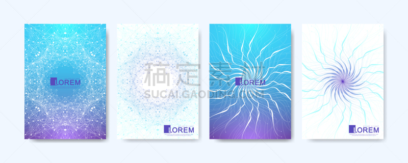 传单,目录,（血管、淋巴管、神经等的）丛,模板,现代,未来,矢量,曼荼罗