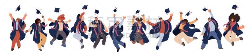 女人,连衣裙,幸福,白昼,男人,概念,知识,矢量,鸭舌帽,大学