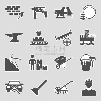 标签,矢量,绘画插图,计算机图标,一个物体,汽车,扫毯器,油泵,建筑,白色