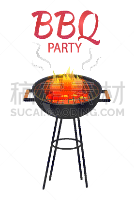 烤肉架,自助餐,火,浓烟,格子烤肉,华丽的,热,烹调,午餐