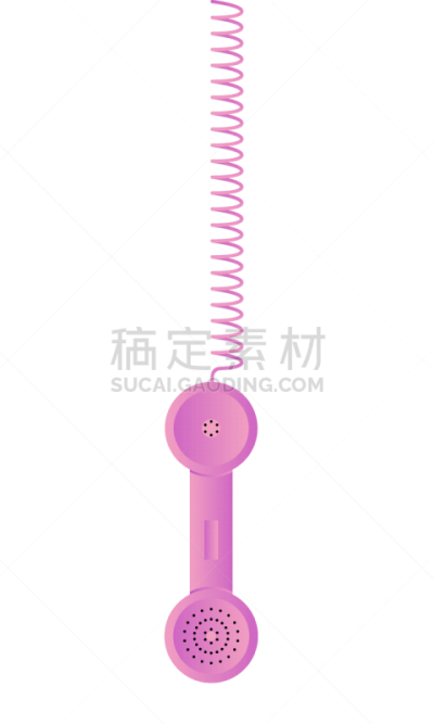 听筒,绘画插图,悬挂的,古老的,电话机,矢量,平衡折角灯,分离着色,背景聚焦,白色