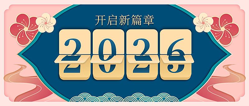 新春新年春节跨年公众号首图