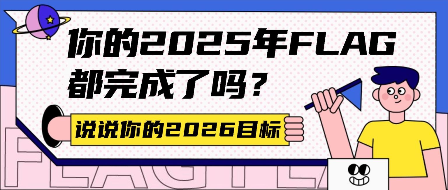 回顾2021年迎元旦趣味话题插画公众号首图预览效果