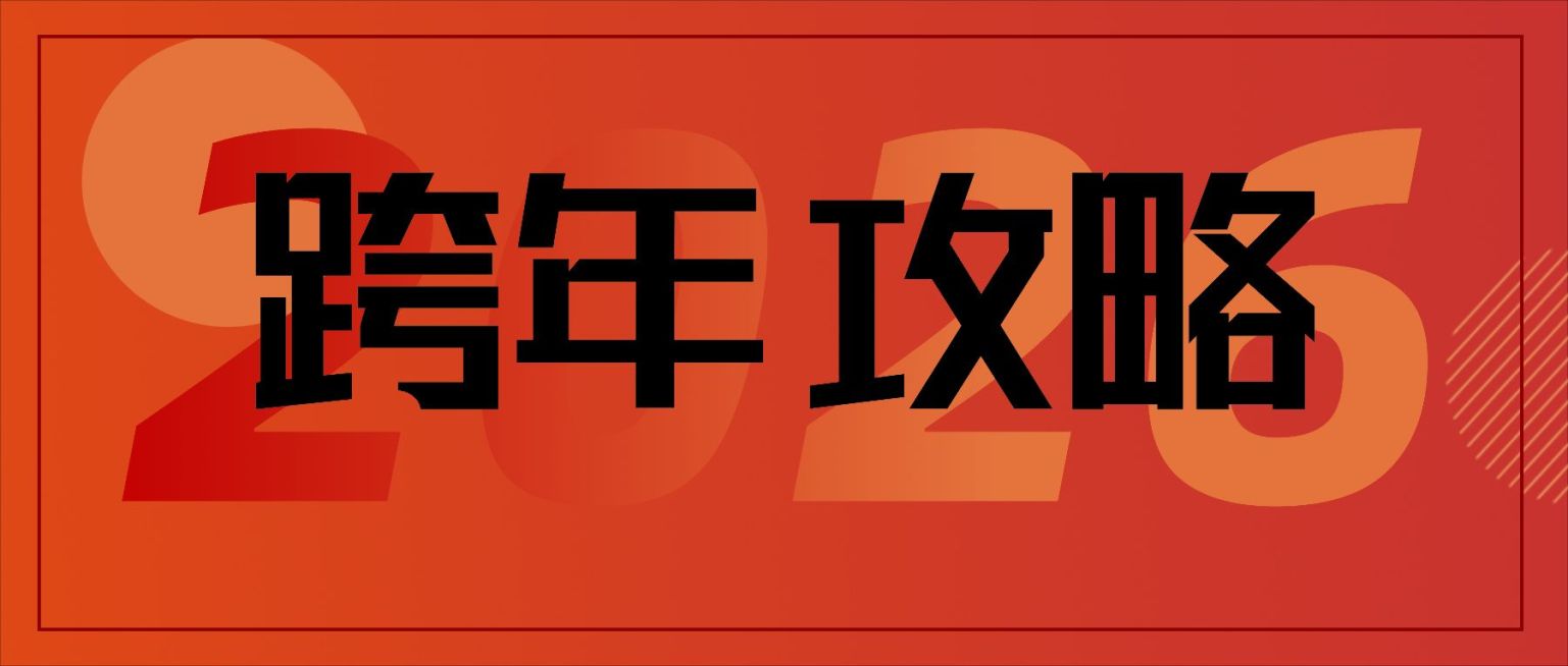 2025跨年活动宣传公众号首图预览效果
