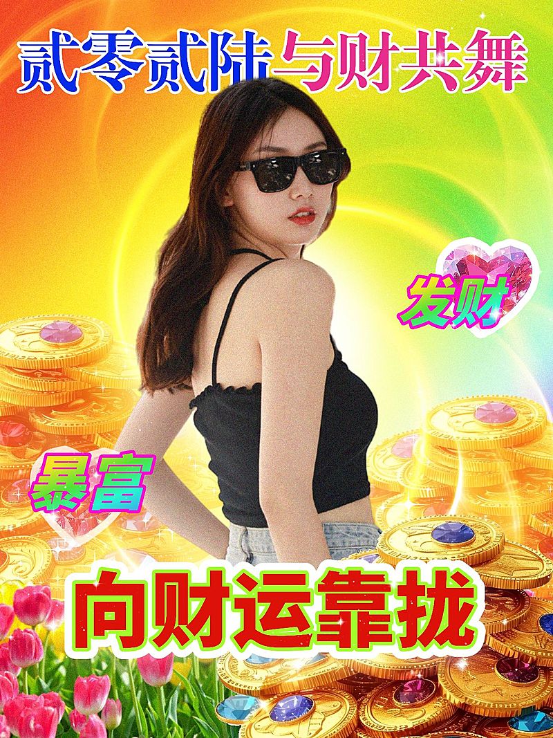 春节招财财运写真AIGC小红书配图