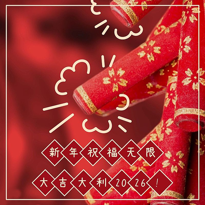 春节新春新年晒图晒照PLOG模板