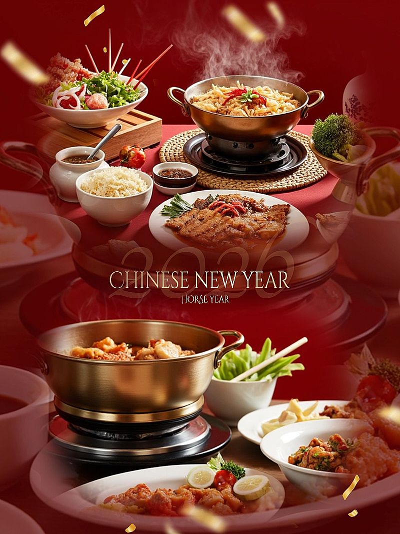 春节节日晒照祝福拼图工具小红书配图