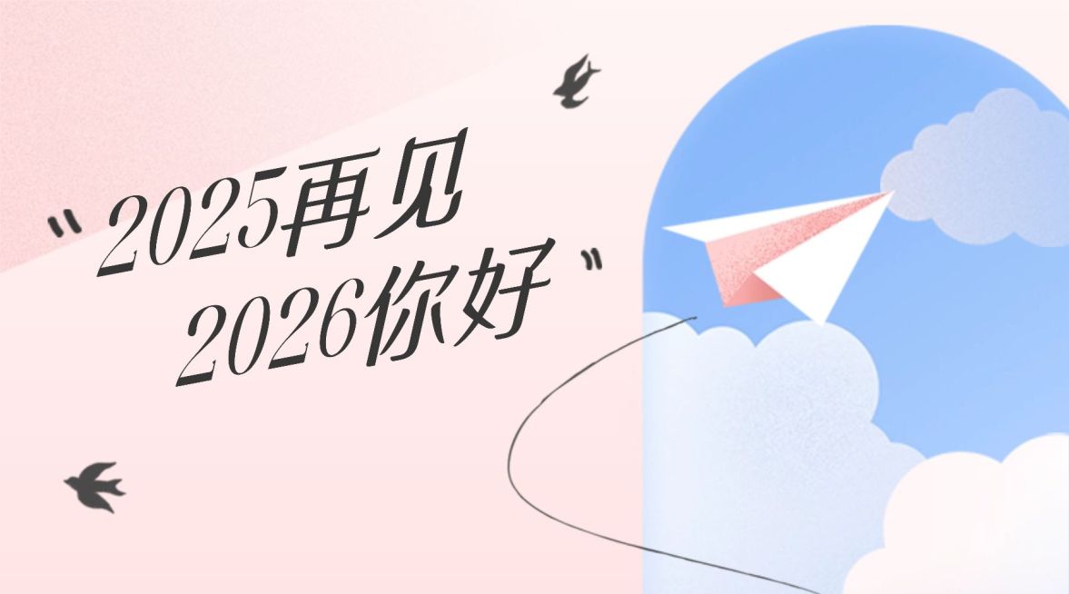 新年回顾记录打卡文艺清新banner预览效果