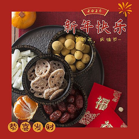 春节新春新年晒图晒照PLOG模板