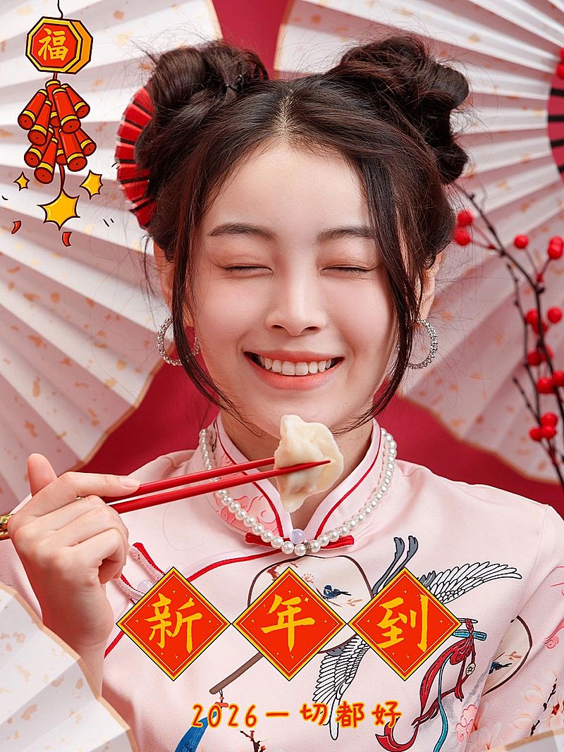 春节新春新年晒图晒照PLOG模板