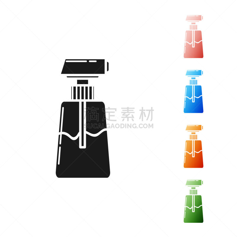 润肤露,矢量,商品,绘画插图,身体保养,防晒霜,男人,分离着色,符号,图标